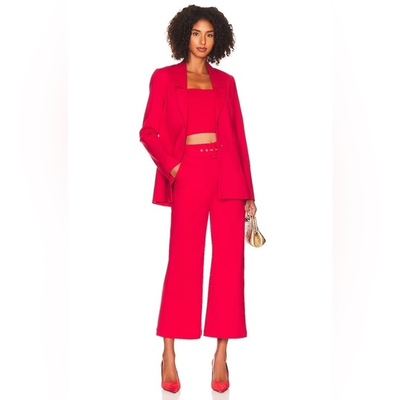 Show Me Your Mumu | Dj Cropped Pants | Red | Small - Picture 4 of 9